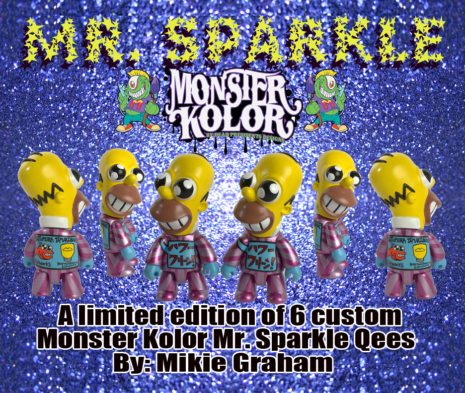 Mr.Sparkle Monster by Kolor Monkie Zombie edition