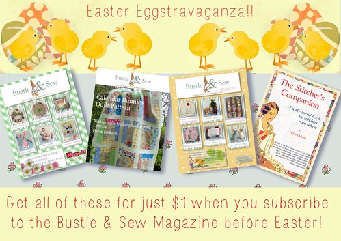 Easter Offer at Bustle & Sew