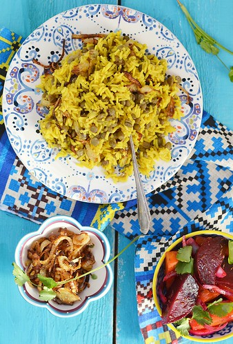 Маджара с овощным салатом spisy rice.1