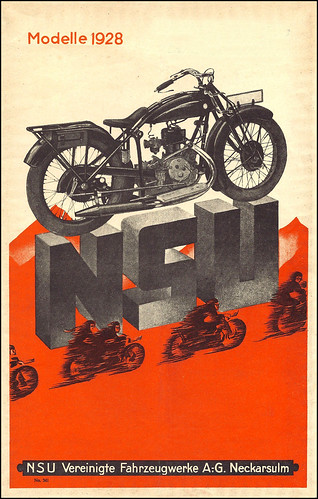 1928 NSU Motorcycles by bullittmcqueen
