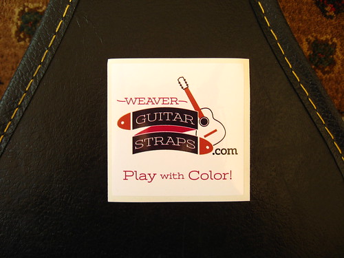Sticker Weaver Guitar Straps