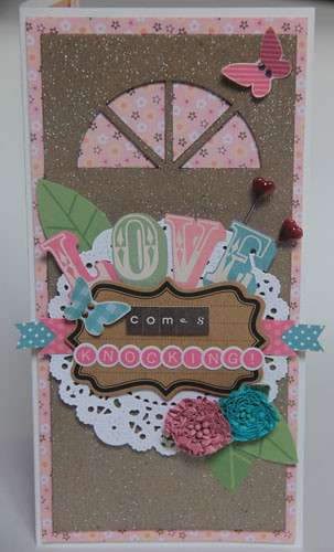 "Love Comes Knocking" card a