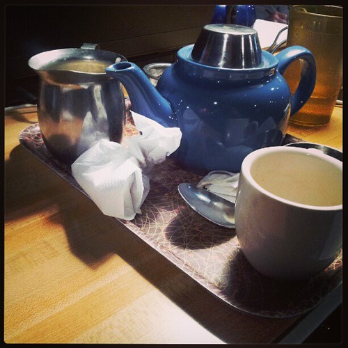 Tea service is really helping me finish this trust document.