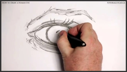 learn how to draw a human eye 009