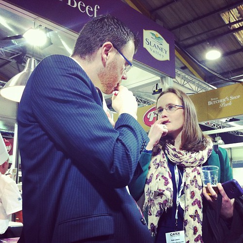 @caitl and Gavin looking very pensive at #catex #catex13 in #pallas palace.