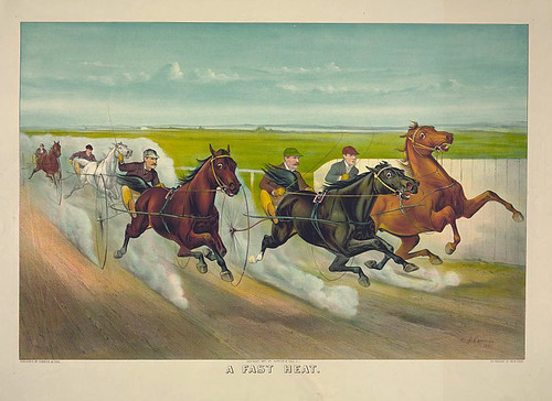 007-Imagen carreras caballos trotones-Library of Congress