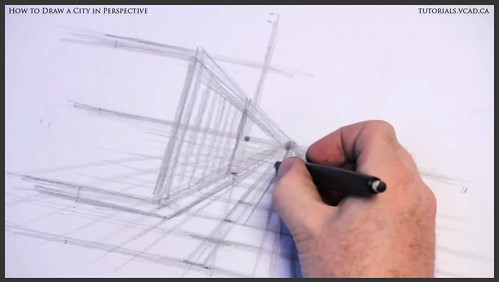 learn how to draw city buildings in perspective 005