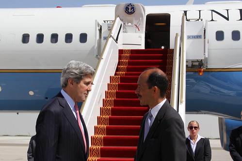 Ambassador Corbin bids farewell to Secretary Kerry