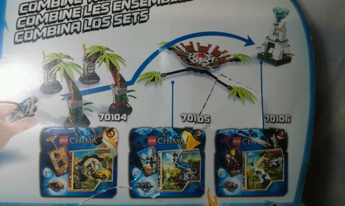 LEGO Legends of Chima 70104, 70105, 70106 Combined