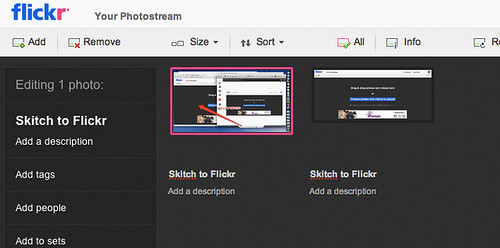 Skitch to Flickr