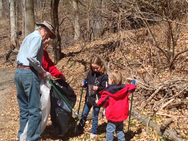 Cleaning up Tacony Creek Park