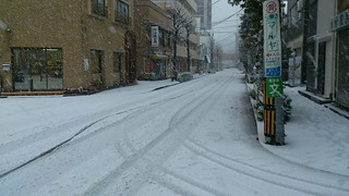 Street in snow