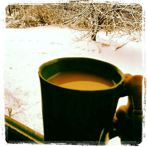 Good Morning! #coffee #snow