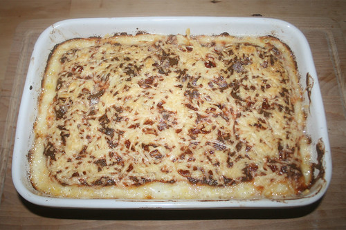 44 - Thunfisch-Cannelloni mit Spinat & Ricotta / Tuna cannelloni with spinach & ricotta - Fertig gebacken