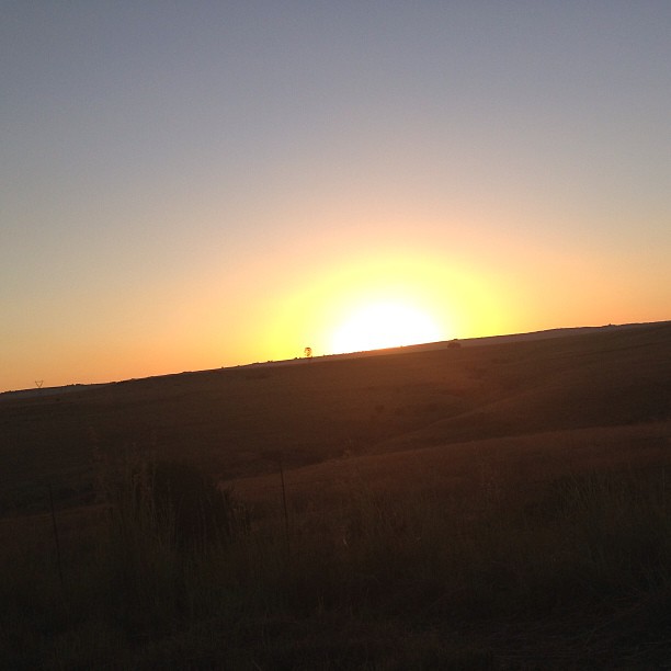 Nothing like a beautiful #sunset driving down the N4.