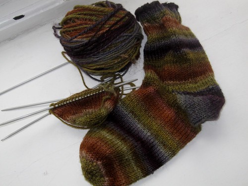 Gobbler socks in progress