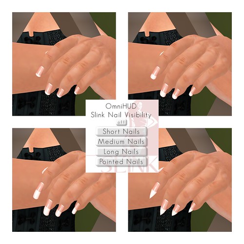 Slink Hands NEW Nail Lengths (Only works with Avatar Enhancement System) Updates Available see blog for info