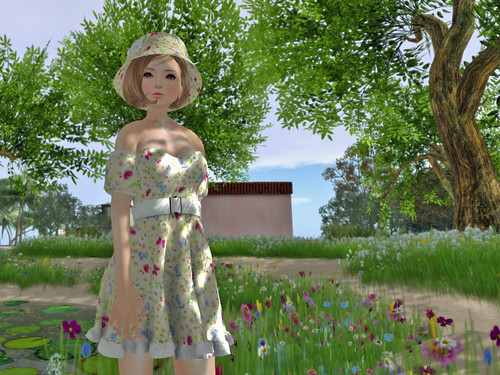 a girl who is invited in spring 01