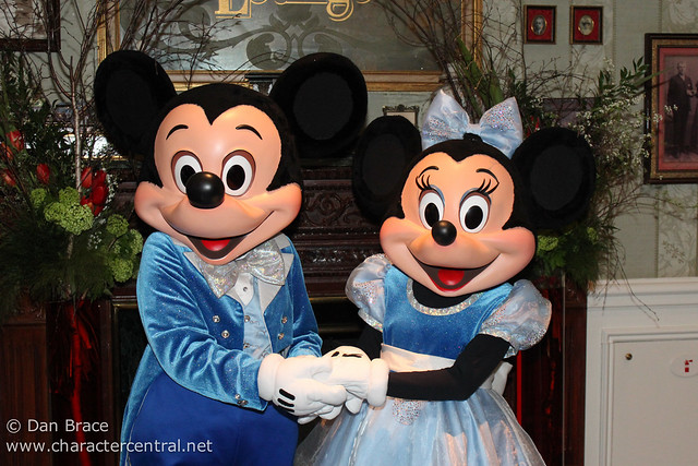 Meeting Mickey and Minnie Mouse
