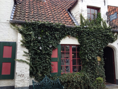 Bruges - lace shop exterior