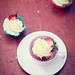 Strawberry daiquiri mini cupcake