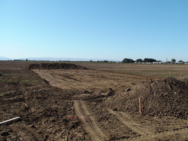 Soil Prep In Progress For Custom Home Foundation
