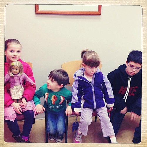 This was my audience while at the doctor today.