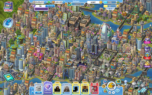SimCity Social - my city