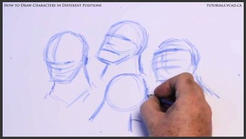 learn how to draw characters in different positions 007
