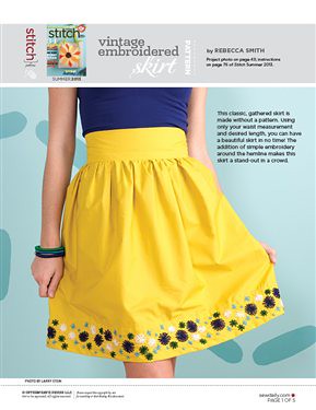Project in Stitch Summer 2013! :) by Sew Festive