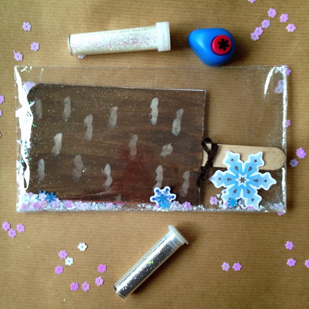 #feast #icecream #icelolly #confetti #snowflakes #snailmail #glitter #elevatedenvelope