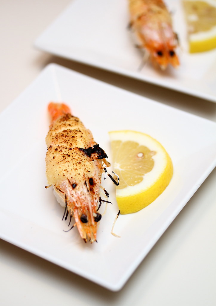 Genki Sushi's Cream Cheese Premium Shrimp Sushi