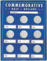 Commemorative coin board