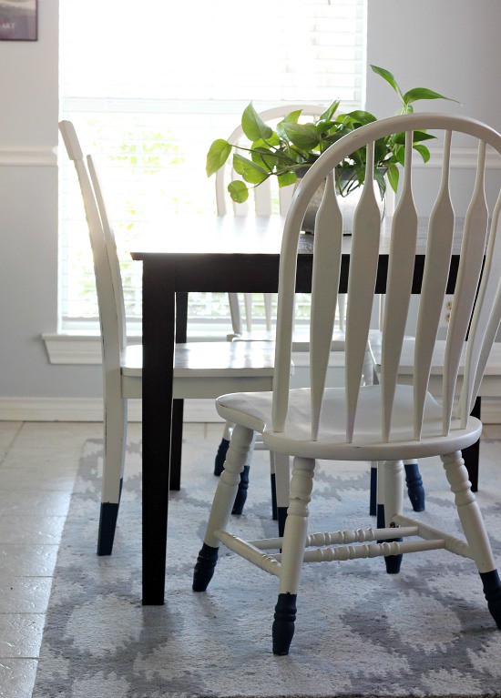 Hi Sugarplum | White Breakfast Room Chairs