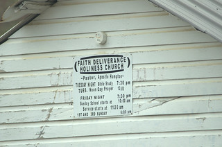 Faith Deliverance Holiness Church Sign