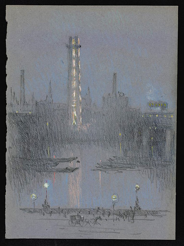 010- Torre en Londres-entre 1880 y 1926- Joseph Pennell-Library of Congress