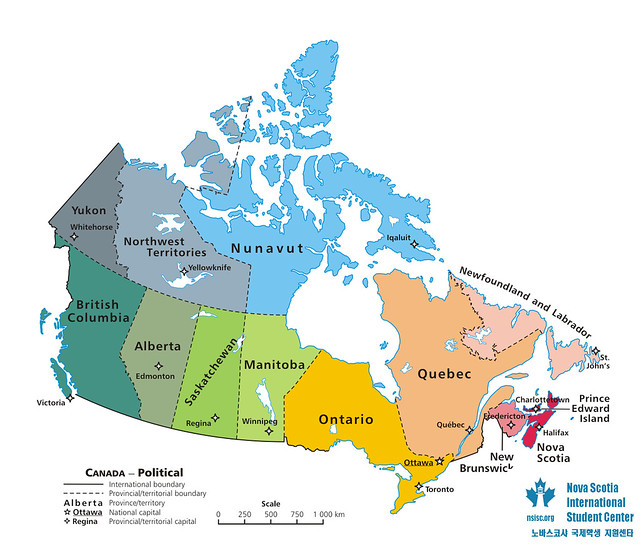 Map of Nova Scotia Canada_Map