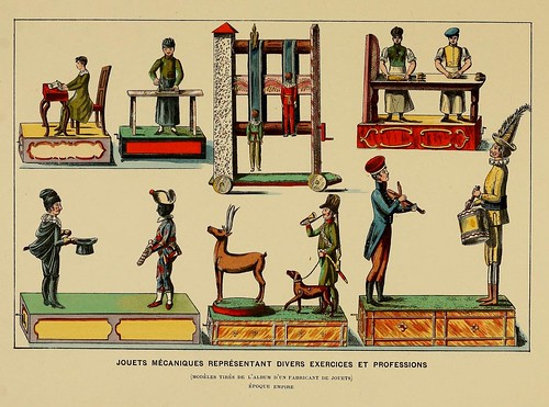 017-Juguetes mecanicos representando diversas profesiones-Epoca Imperio-Histoire des jouets….1902- Henry René d’ Allemagne