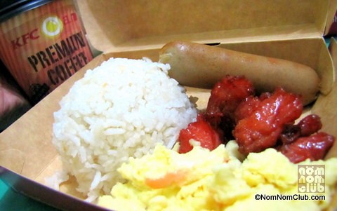 KFC Filipino Breakfast Fully Loaded Meal