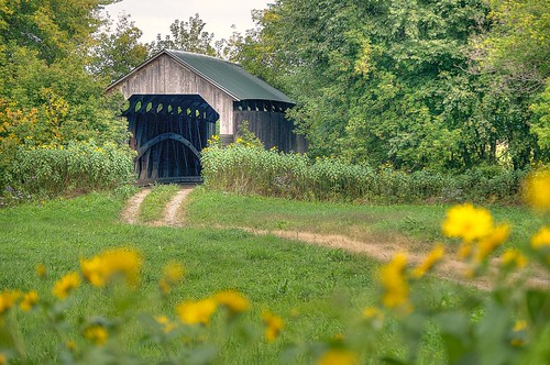 Gates Farm Covered Bridge by jcbwalsh