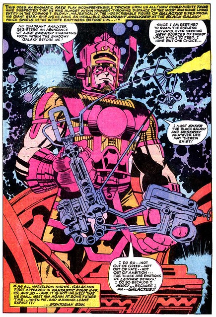 Thor 134 Galactus splash page Kirby 1966