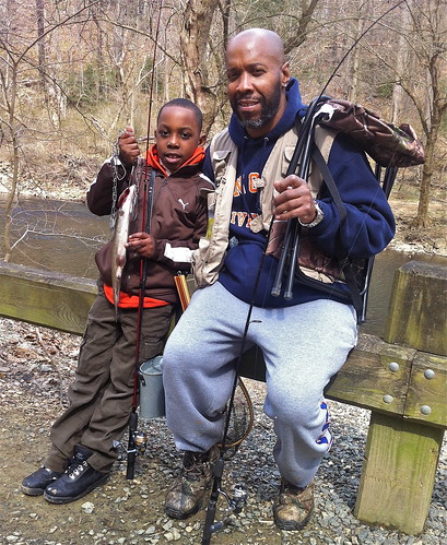 Trout fishing the Wissahickon