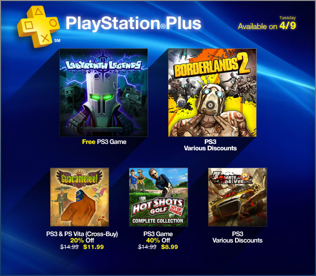 PlayStation Plus Update 4-9-2013