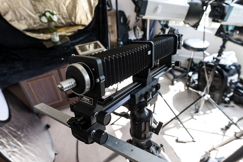 Nikon Marco Rig PB-6 + PB-6E + Microscope Objective