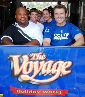 Colts' Gary Brackett rides The Voyage