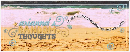 Arianna Random Thoughts blog banner, Hawaii beach
