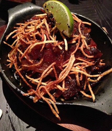 The Pelican - Black Pepper Candied Bacon with brown sugar & lime
