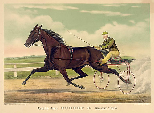 020-Imagen carreras caballos trotones-Library of Congress