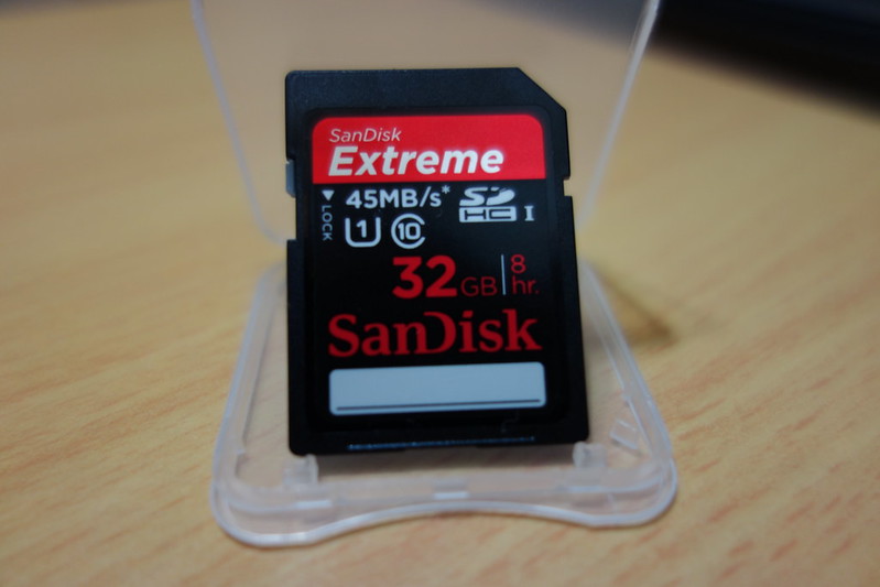 Sandisk SD extreme 45mb/s