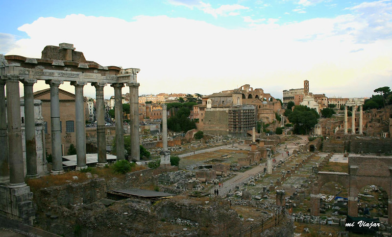 Antiguas ruinas del Imperio romano, Roma